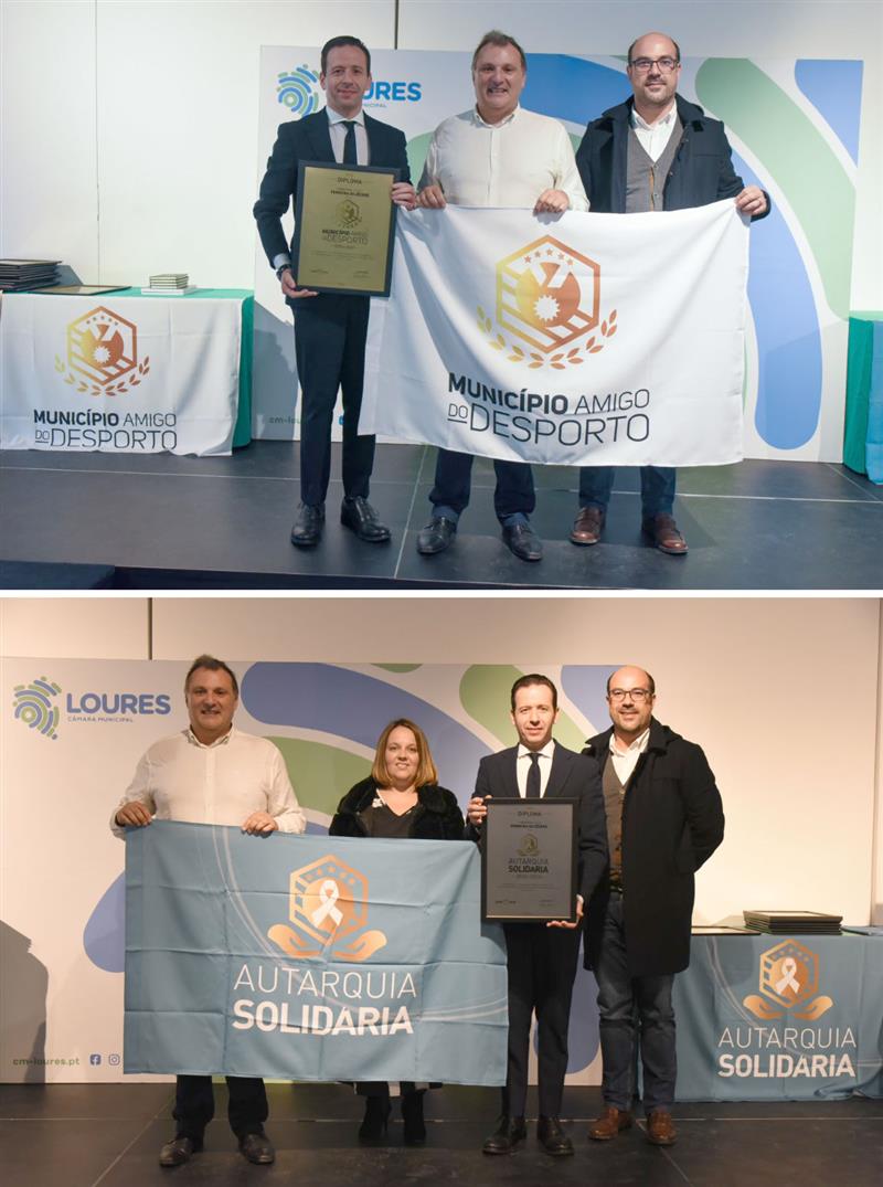 La municipalité de Ferreira do Zêzere reçoit les prix « Ami du sport » et « Solidaire »
