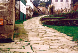 Section de la chaussée romaine (Guardão)